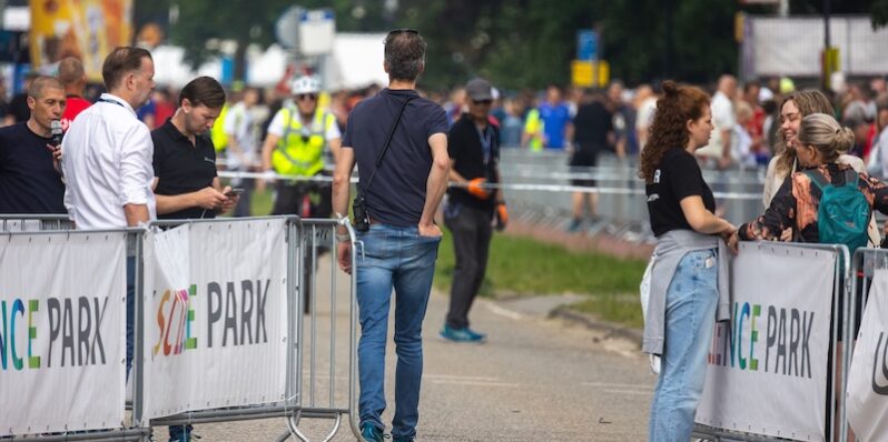 Ingång till ett event, spärrar
